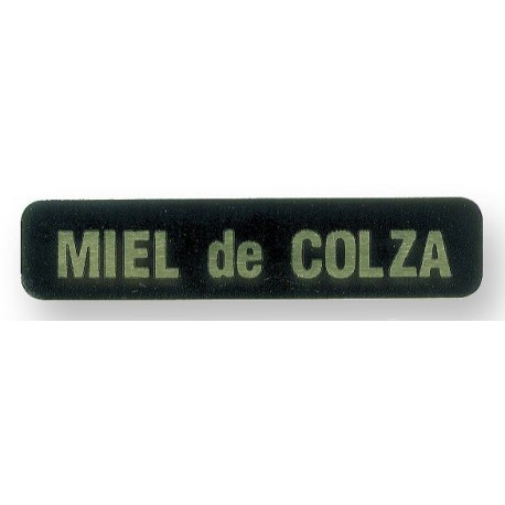 Etiquettes (Boite  de 750) Saveurs - Miel de Colza