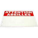 Panneau attention abeille PVC